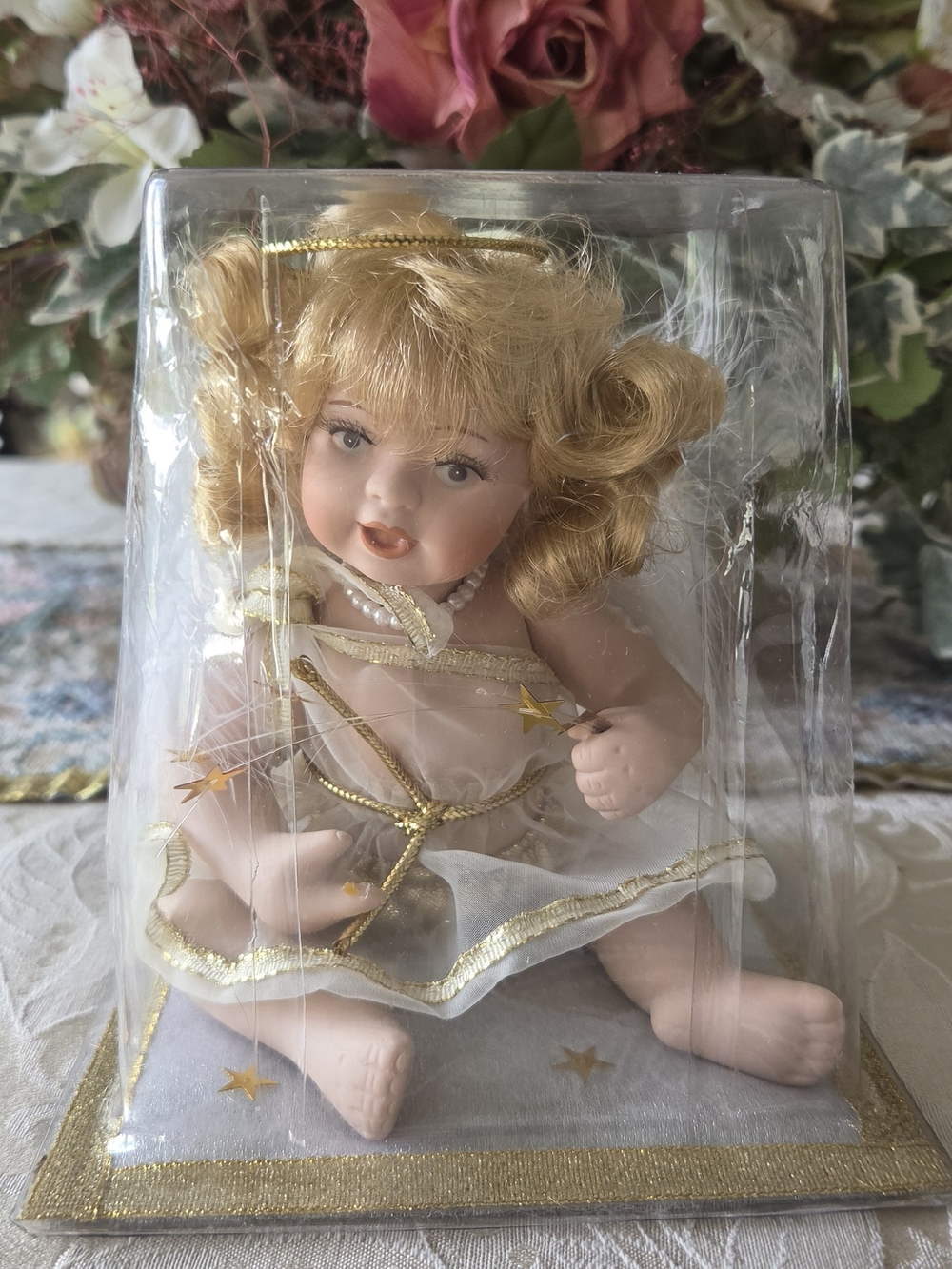 Porcelain Angel Figurine (Still In Box)